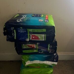 Lot of 4packs Prevail Per Fit Size M Disposable Underwear 20 Count